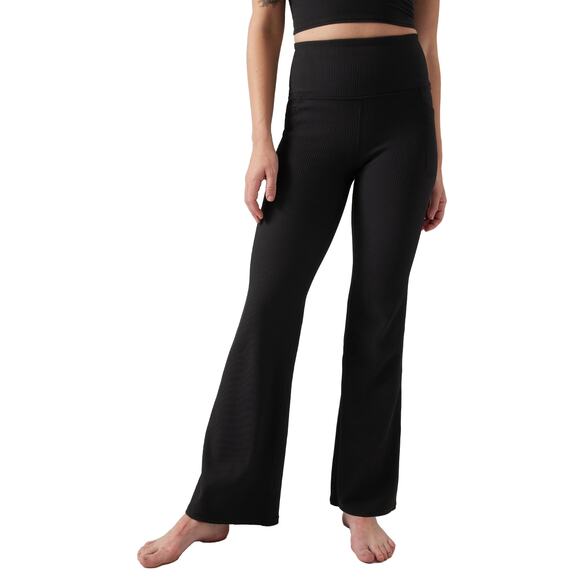 Athleta Salutation Stash Rib Flare Size XL Black - Picture 1 of 9